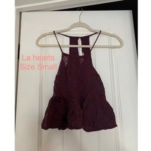 La hearts tank top